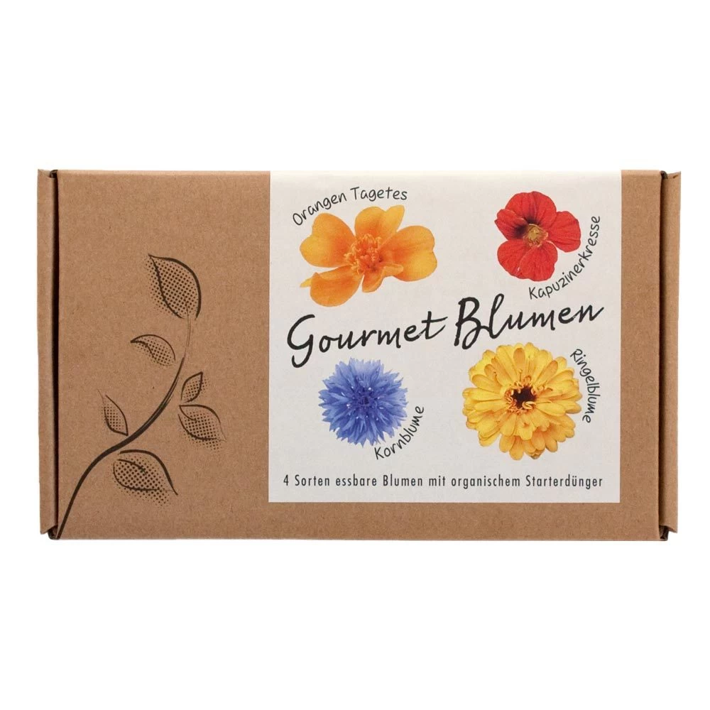Blumensamen-Set Gourmet Blumen, Essbar, Bienenfreundlich, Dekorativ 1 Blumensamen-Set Gourmet Blumen, Essbar, Bienenfreundlich, Dekorativ