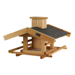 Futterspender, Schwarz/hellbraun, Ca. 47 X 45 X 24/29 Cm