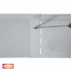 Rasenkante, Silber, Stahl, 118 X 19,5 Cm -Gartenserien Geschäft 0910301041 Rasenkante Metall verzinkt 3 109345