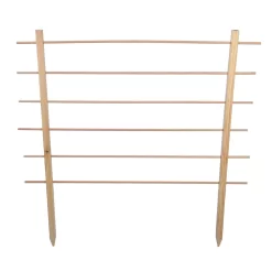 Holzspalier S, Kiefer, Buche, 100 X 2,9 X 100 Cm