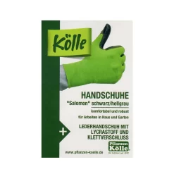 Kölle Arbeitshandschuhe "Salomon" Schwarz/hellgrau -Gartenserien Geschäft 0910703033 Koelle Arbeitshandschuh Salomon Gr08 schwarz hellgrau 4 16807
