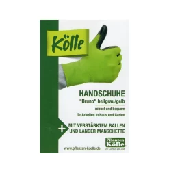 Kölle Arbeitshandschuhe "Bruno" Gr. 10, Hellgrau/gelb -Gartenserien Geschäft 0910703042 Koelle Arbeitshandschuh Bruno Gr10 hellgraugelb 4 16844