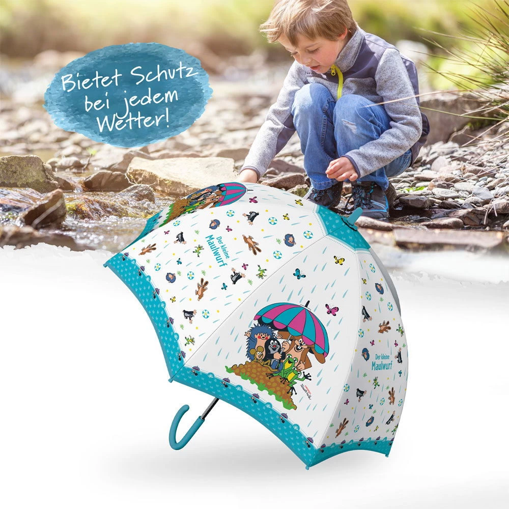 Regenschirm 'Der Kleine Maulwurf', Blau, Ø 65 Cm 2 Regenschirm 'Der Kleine Maulwurf', Blau, Ø 65 Cm – Bild 2