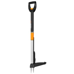 Fiskars SmartFit Teleskop-Unkraut-Stecher, Schwarz/orange, Länge 99-119 Cm -Gartenserien Geschäft 0920100958 SmartFit Teleskop Unkrautstecher 6 105485
