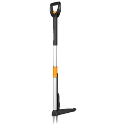 Fiskars SmartFit Teleskop-Unkraut-Stecher, Schwarz/orange, Länge 99-119 Cm -Gartenserien Geschäft 0920100958 SmartFit Teleskop Unkrautstecher 7 105486
