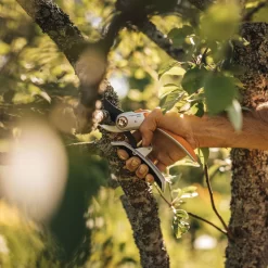 Fiskars Schere 'Plus PowerLever', Schwarz/orange -Gartenserien Geschäft 0920300707 Plus PowerLever Metall Bypass Gartenschere 3 106801