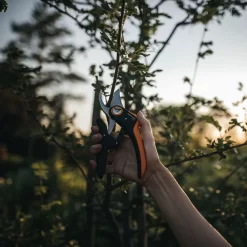 Fiskars Bypass-Schere 'PowerLever', Schwarz/orange -Gartenserien Geschäft 0920300712 PowerLever Bypass Gartenschere 2 106811