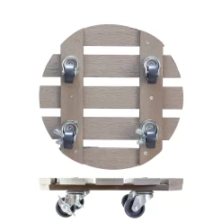 Multi Roller WPC, Tragkraft 100 Kg, Taupe, Ca. 7 X 29 X 29 Cm -Gartenserien Geschäft 0920600507 multi roller wpc taupe 1 116697