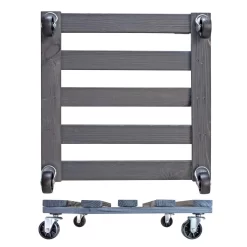 Multi Roller, Tragkraft 120 Kg, Anthrazit, Ca. 10 X 38 X 38 Cm -Gartenserien Geschäft 0920600515 multi roller kiefer anthrazit 1 116721