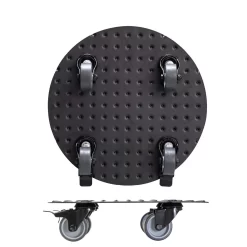 Pflanzenroller 'Alaska', Tragkraft 150 Kg, Anthrazit, Alu, 7 X 30 X 30 Cm -Gartenserien Geschäft 0920600518 pflanzenroller alaska 1 116733