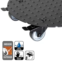 Pflanzenroller 'Alaska', Tragkraft 150 Kg, Anthrazit, Alu, 7 X 30 X 30 Cm -Gartenserien Geschäft 0920600518 pflanzenroller alaska 5 116729