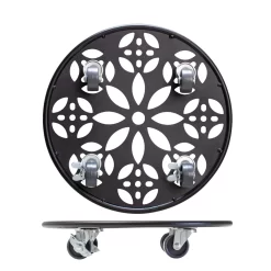 Pflanzenroller GH0936/0937, Tragkraft 100 Kg, Schwarz, Ø 30 Cm -Gartenserien Geschäft 0920600520 pflanzenroller 1 116745