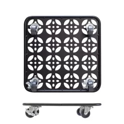 Pflanzenroller GH0936/0937, Tragkraft 80 Kg, Schwarz, Ø 30 Cm -Gartenserien Geschäft 0920600521 pflanzenroller 1 116751