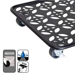 Pflanzenroller GH0936/0937, Tragkraft 80 Kg, Schwarz, Ø 30 Cm -Gartenserien Geschäft 0920600521 pflanzenroller 5 116747