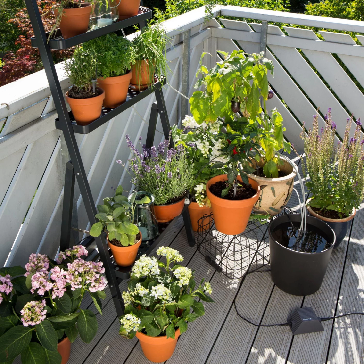 Gardena Urlaubsbewässerung City-Gardening, Bis Zu 36 Töpfe, Transformator, Zeitschaltuhr 4 Gardena Urlaubsbewässerung City-Gardening, Bis Zu 36 Töpfe, Transformator, Zeitschaltuhr – Bild 4