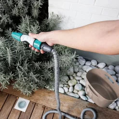 Aquapop Mit Selbstaufdehnbarem Schlauch, 5-15m, Braun, Kunststoff / Polyester -Gartenserien Geschäft 0930200478 Aquapop mit 5 15m selbstdehnbarem Schlauch braun 3 58937