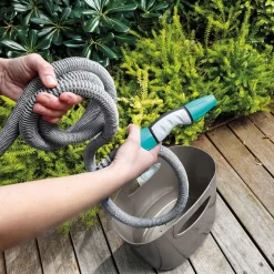 Aquapop Mit Selbstaufdehnbarem Schlauch, 5-15m, Braun, Kunststoff / Polyester -Gartenserien Geschäft 0930200478 Aquapop mit 5 15m selbstdehnbarem Schlauch braun 4 58936