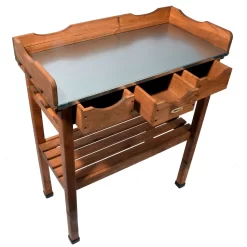 Pflanztisch, Natur, Kiefernholz, 78 X 38 X H91 Cm -Gartenserien Geschäft 0940700263 Pflanztisch mit Schubladen 5 118914