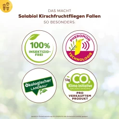 Solabiol Kirschfruchtfliegenfalle, 5er-Pack 6 Solabiol Kirschfruchtfliegenfalle, 5er-Pack -Gartenserien Geschäft 0950200760 Solabiol Kirschfruchtfliegenfalle 5Stueck 2 107241