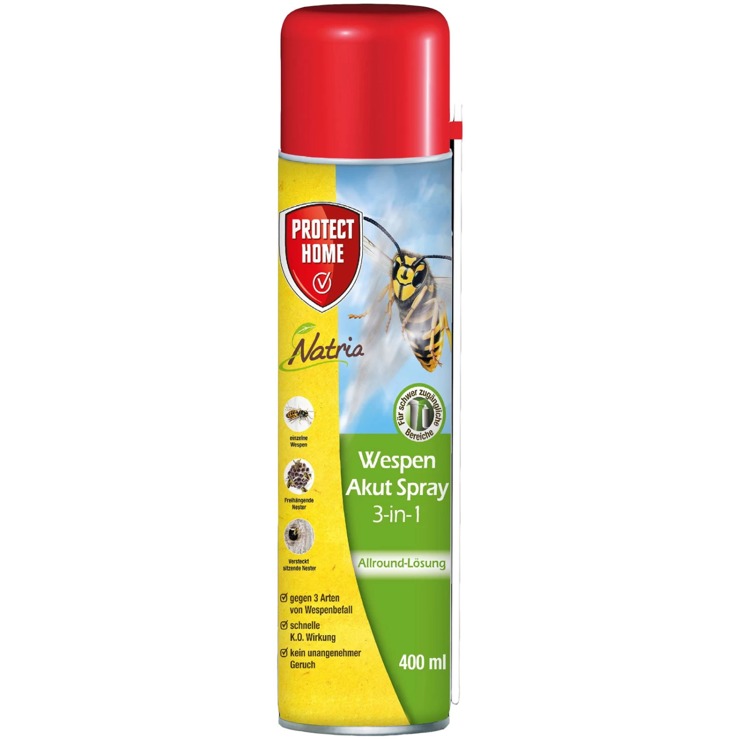 Protect Home Natria Wespen-Akut Spray, 400 Ml 1 Protect Home Natria Wespen-Akut Spray, 400 Ml