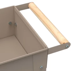 Hochbeet-Trolley Mit Rädern, Taupe, Metall, 75 X 35 X 80 Cm, 47 L 16 Hochbeet-Trolley Mit Rädern, Taupe, Metall, 75 X 35 X 80 Cm, 47 L -Gartenserien Geschäft 0980250143 Urban Garden Trolly auf Raedern taupe 2 84526