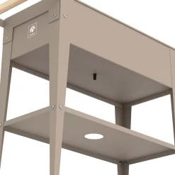 Hochbeet-Trolley Mit Rädern, Taupe, Metall, 75 X 35 X 80 Cm, 47 L 14 Hochbeet-Trolley Mit Rädern, Taupe, Metall, 75 X 35 X 80 Cm, 47 L -Gartenserien Geschäft 0980250143 Urban Garden Trolly auf Raedern taupe 4 84524