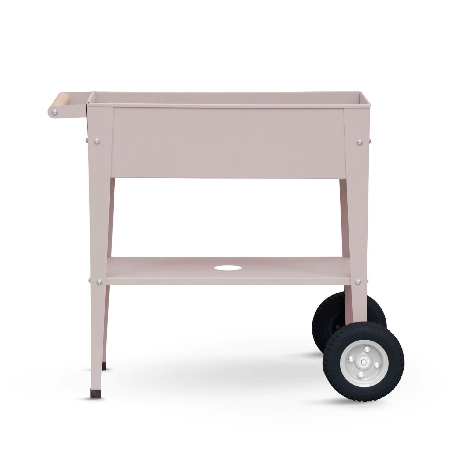 Hochbeet-Trolley Mit Rädern, Taupe, Metall, 75 X 35 X 80 Cm, 47 L 2 Hochbeet-Trolley Mit Rädern, Taupe, Metall, 75 X 35 X 80 Cm, 47 L – Bild 2