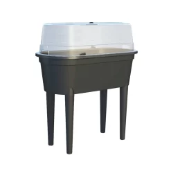 Hochbeet Mit Deckel, Anthrazit, L80 X B40 X H83 Cm -Gartenserien Geschäft 0980250146 Hochbeet mit Beinen und Deckel anthrazit 1 88862