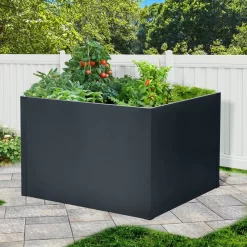 Hochbeet Mit Doppelwand, Anthrazit 5 Hochbeet Mit Doppelwand, Anthrazit -Gartenserien Geschäft 0980250151 Hochbeet mit Doppelwand 3 94166