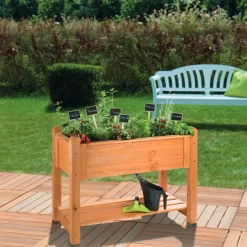 Hochbeet 'Premium', Honigbraun, Ca. 113 X 59 X 84,5 Cm -Gartenserien Geschäft 0980250191 Koelles Beste Hochbeet Premium Honig 3 114694