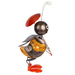 Biene Mit Regenschirm, Metall, 71 X 35 X 43 Cm -Gartenserien Geschäft 0980306336 Koelle Biene mit Regenschirm 1 85631