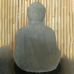 Buddha-Statue, Trockensteinguss, 53 X 40 X 65 Cm -Gartenserien Geschäft 0980306821 buddha aus trockensteinguss 4 123371