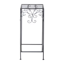 Pflanztisch L, Schwarz, Eisen, Ca. 31 X 31 X 70 Cm