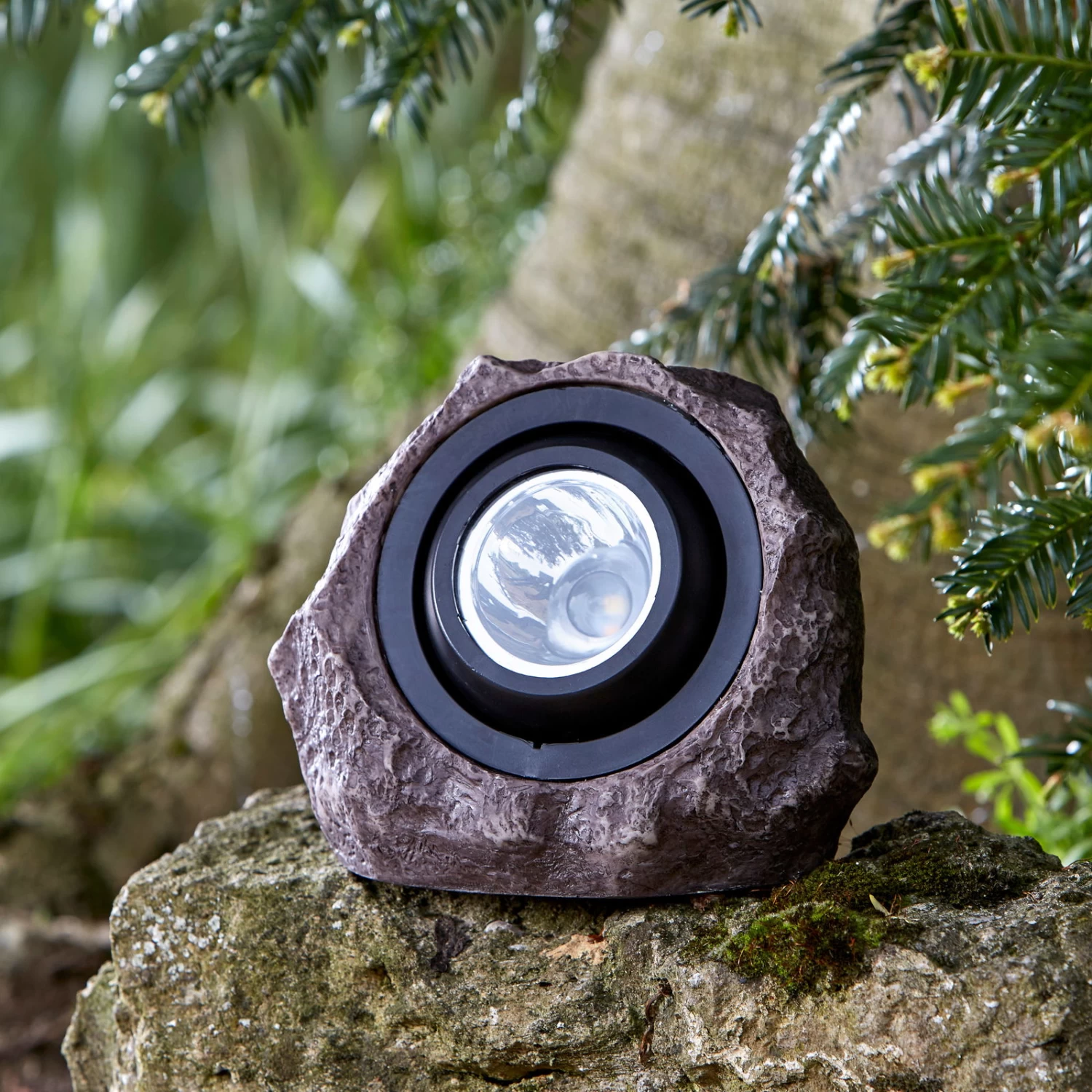 Solarleuchte Granitstein "Jumbo" 1 Solarleuchte Granitstein "Jumbo"