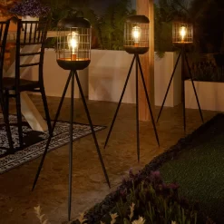 Solarlaterne 'Lighthouse', Schwarz, Metall, Höhe 92 Cm 6 Solarlaterne 'Lighthouse', Schwarz, Metall, Höhe 92 Cm -Gartenserien Geschäft 2950100608 Solar Motive Laterne metall Modell Lighthouse H92cm 1 96752