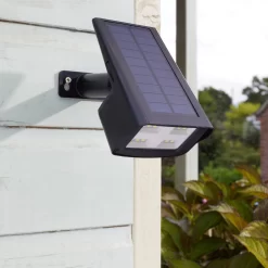 Gartenstrahler 'Revo', Schwarz, Kunststoff