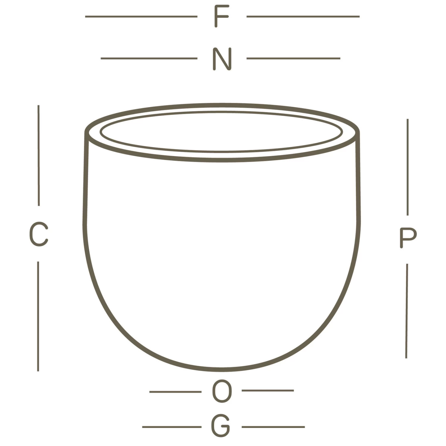 Pflanzkübel Etria Terra, Ø 24 X H 20 Cm 2 Pflanzkübel Etria Terra, Ø 24 X H 20 Cm – Bild 2