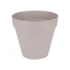 Elho Pflanzgefäß Loft Urban Round, Warm Grey