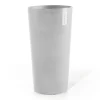 Pflanzgefäß 'Amsterdam Midi', Weißgrau, Ø 34 X H 66 Cm