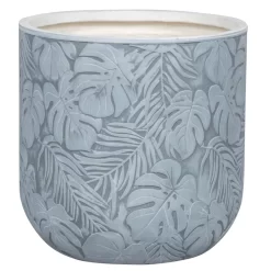 Pflanzgefäß 'Chester 08', Hellgrau, Ø 25 X H 25 Cm