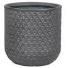 Pflanzgefäß 'Chester 04', Dunkelgrau