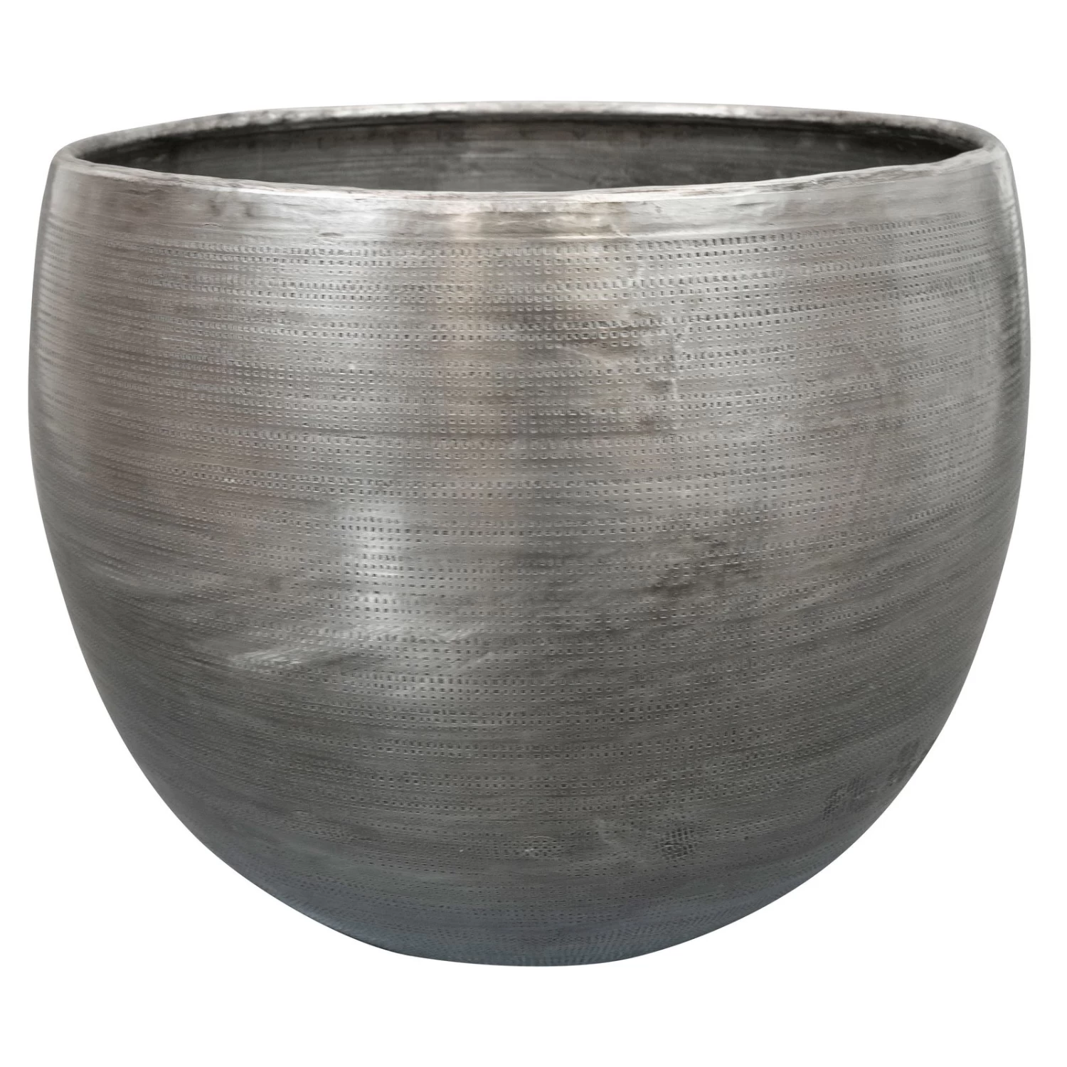 Pflanzgefäß 'Rowen', Silber, Ø 33 X H 25 Cm 2 Pflanzgefäß 'Rowen', Silber, Ø 33 X H 25 Cm – Bild 2