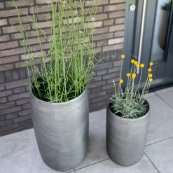 Pflanzgefäß 'Rowen', Silber, Ø 31 X H 55 Cm 18 Pflanzgefäß 'Rowen', Silber, Ø 31 X H 55 Cm -Gartenserien Geschäft 3210801635 3210801636 3210801637 3210801638 Pflanzgefaess Rowen silber 6 115025