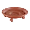 Wagner Multi Pflanzenroller "Serie K" Terracotta, Mit 3 Doppelrollen, Ø Ca. 35 Cm