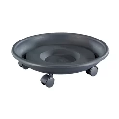 Wagner Multi Pflanzenroller "Serie K" Anthrazit, Mit 4 Doppelrollen, Ø Ca. 34 Cm