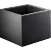 Pflanztrog 'Kubus', Anthrazit, 30 X 30 X H 27 Cm