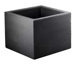 Pflanztrog 'Kubus', Anthrazit, 30 X 30 X H 27 Cm