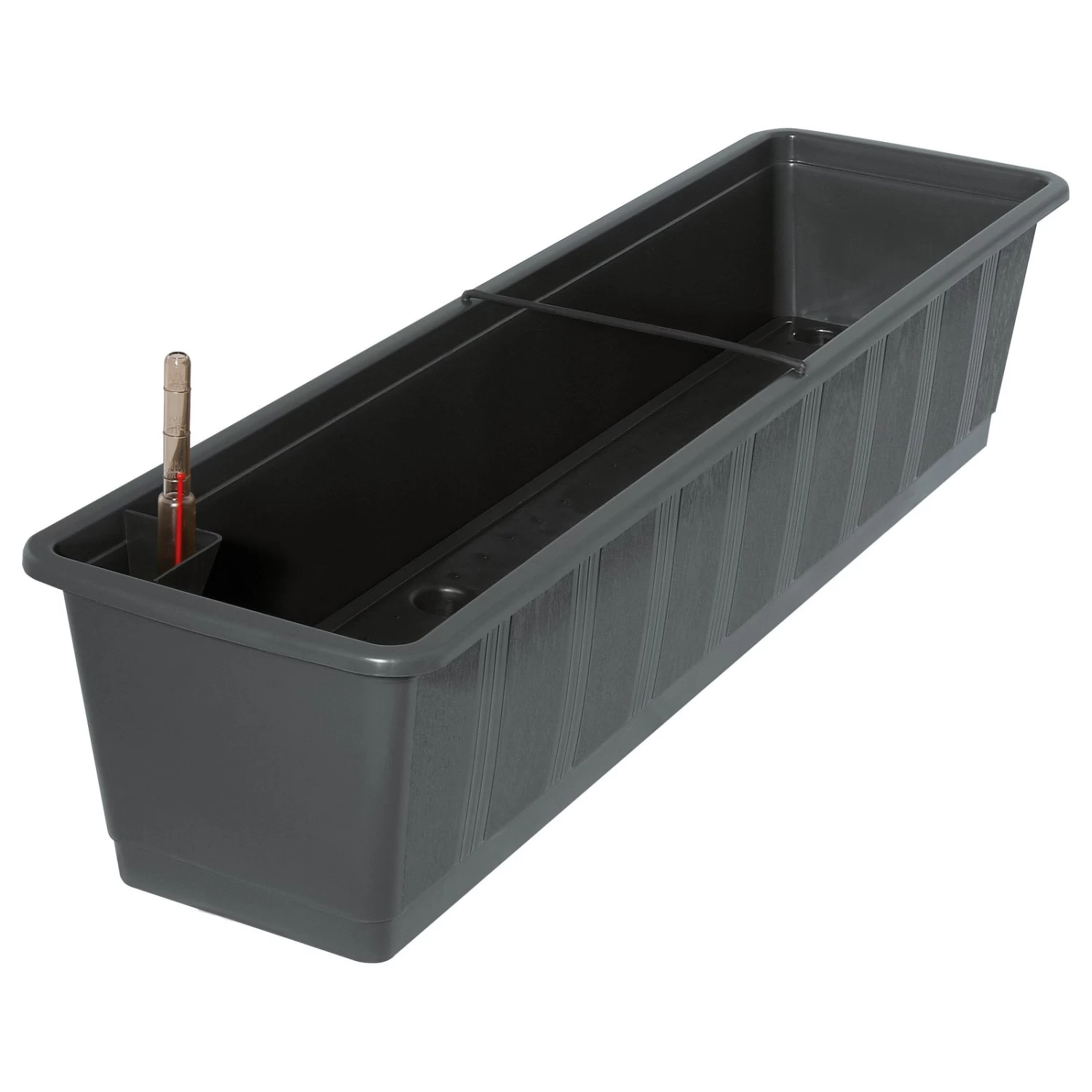 Bewässerungskasten 'Aqua Green', Anthrazit, Kunststoff, Mit Wasserstandsanzeiger 1 Bewässerungskasten 'Aqua Green', Anthrazit, Kunststoff, Mit Wasserstandsanzeiger