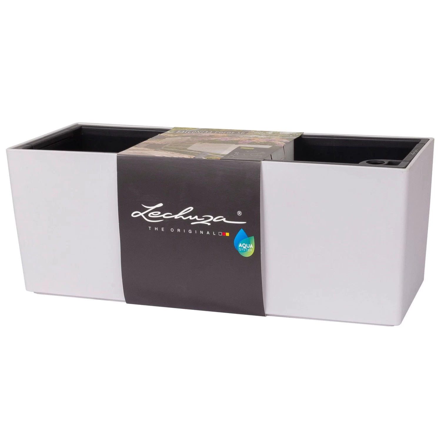 LECHUZA Balkonkasten 'Balconera Color 50', Lichtgrau, 50 X 19 X 19 Cm 1 LECHUZA Balkonkasten 'Balconera Color 50', Lichtgrau, 50 X 19 X 19 Cm