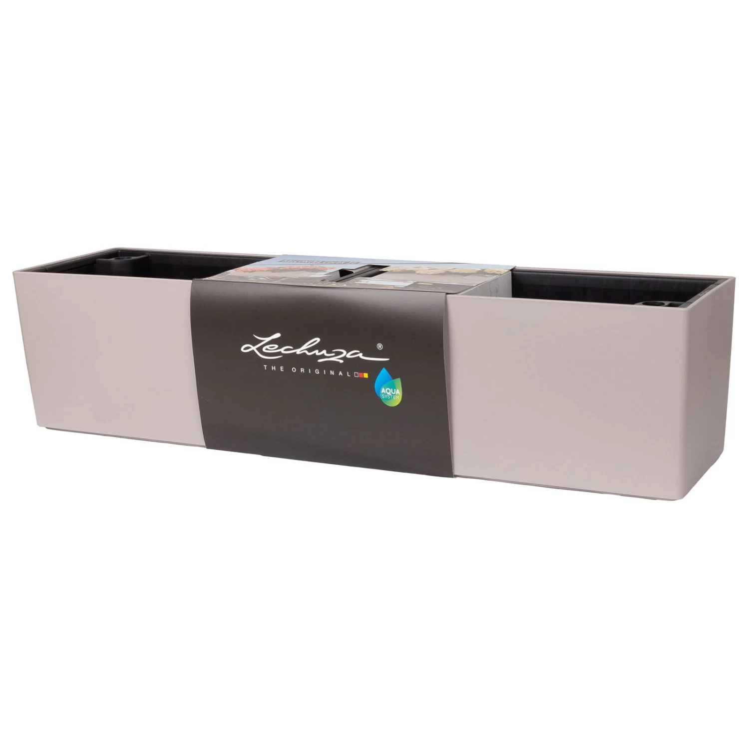 LECHUZA Balkonkasten 'Balconera Color 80', Sandbraun, 80 X 19 X 19 Cm 1 LECHUZA Balkonkasten 'Balconera Color 80', Sandbraun, 80 X 19 X 19 Cm